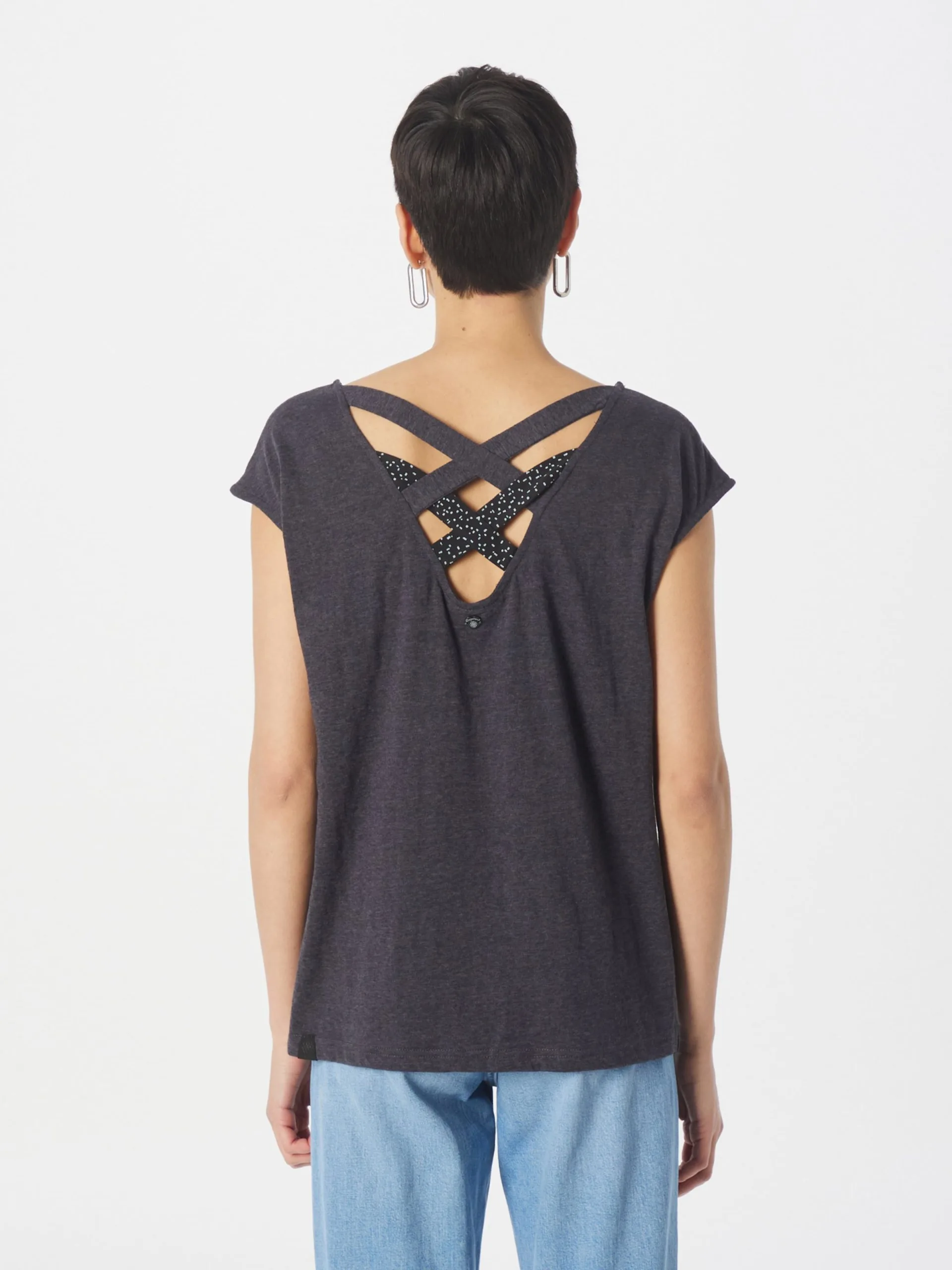 Ragwear T-shirts Shirt SOFFIA Dames Donkergrijs 4 Ragwear T-shirts Shirt SOFFIA Dames Donkergrijs - Afbeelding 4