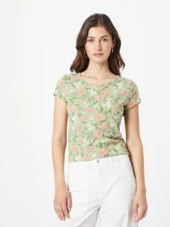 Ragwear T-shirts Shirt Dames Lichtgroen -Ragwear Verkoopwinkel 40ee5e0d3d3b4f76606312e8faba86a2