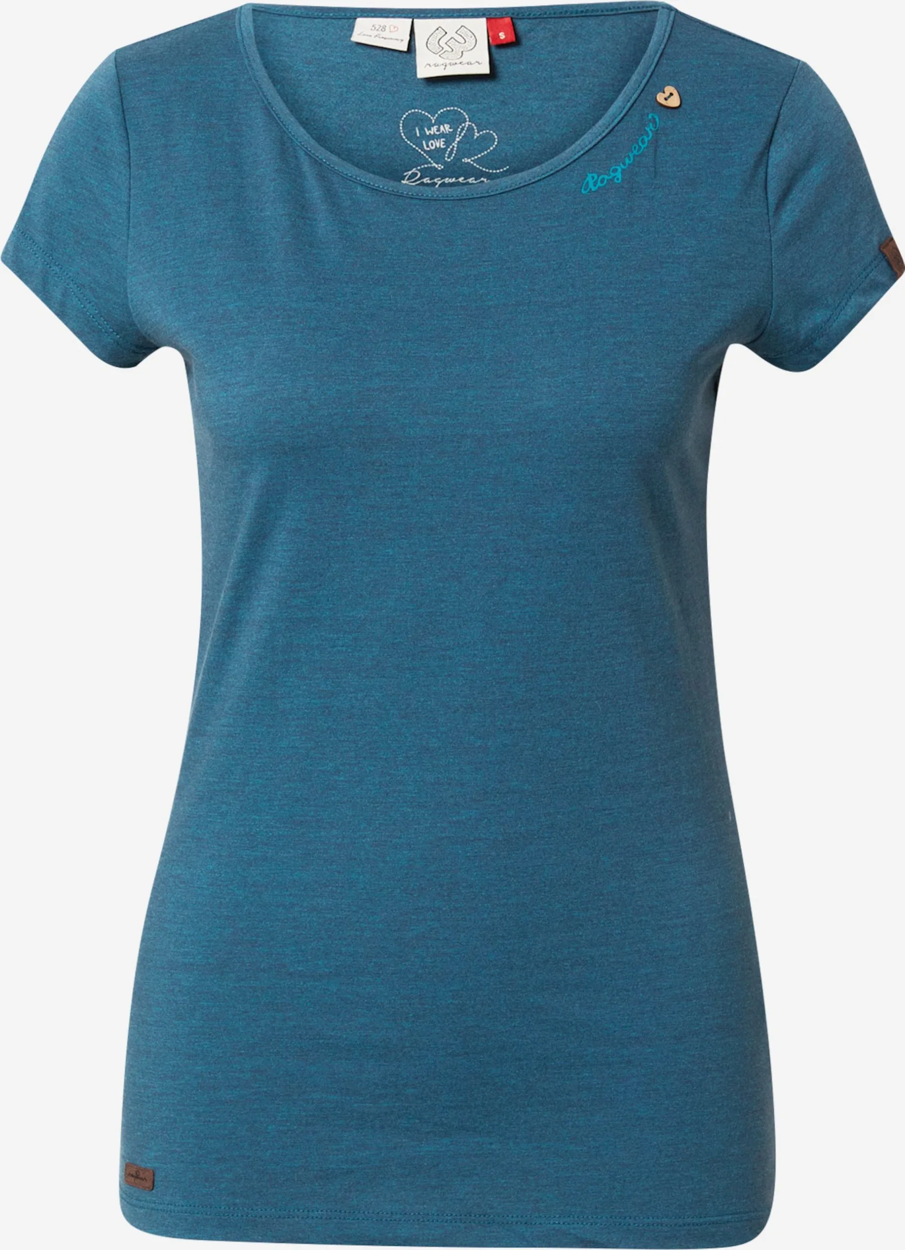 Ragwear T-shirts Shirt MINTT Dames Petrol 1 Ragwear T-shirts Shirt MINTT Dames Petrol