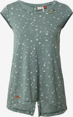 Ragwear T-shirts Shirt DOMINNICA Dames Smaragd / Pastelgroen