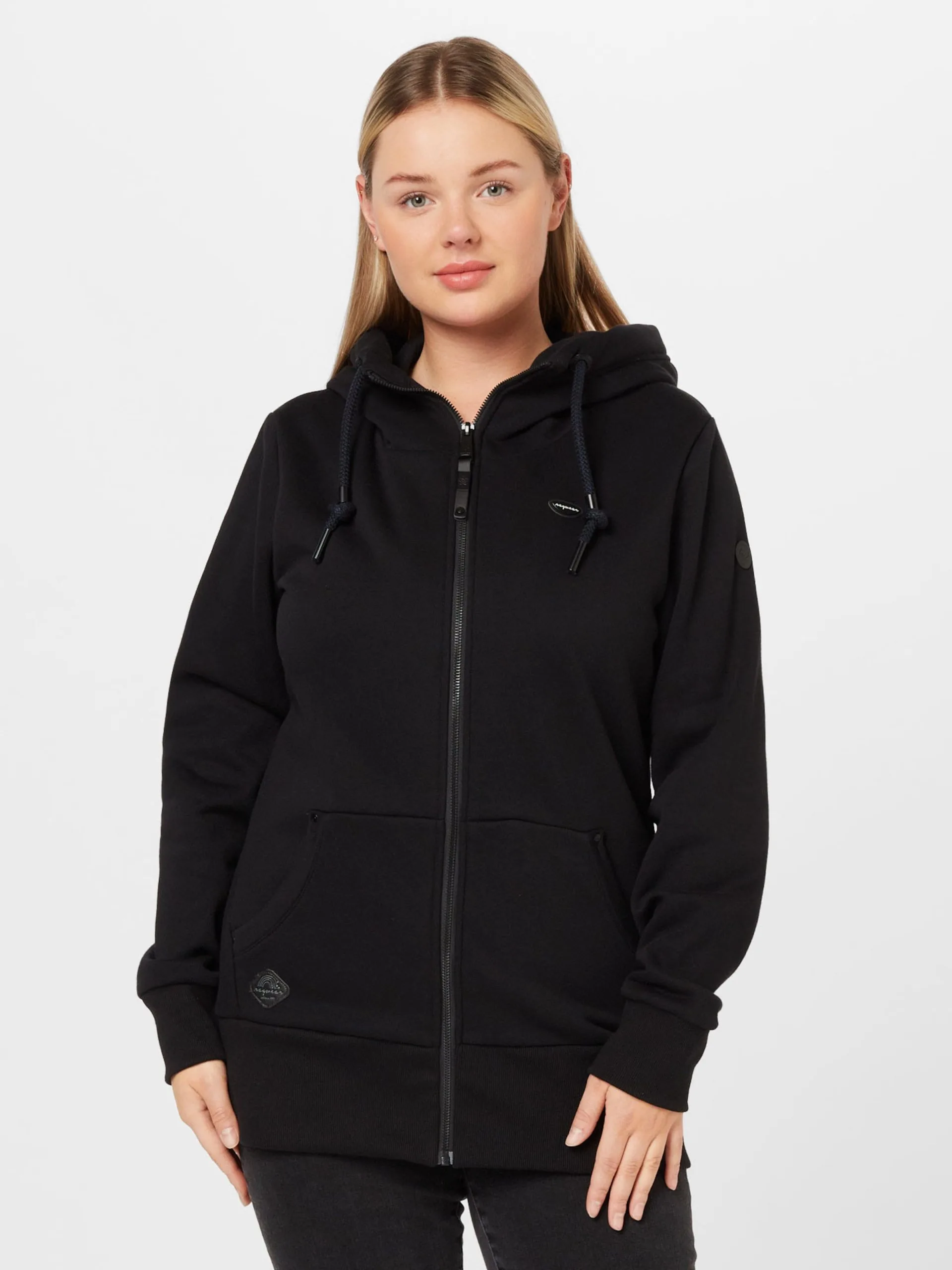 Sweatvesten Sweatvest NESKA Dames Zwart 3 Sweatvesten Sweatvest NESKA Dames Zwart - Afbeelding 3