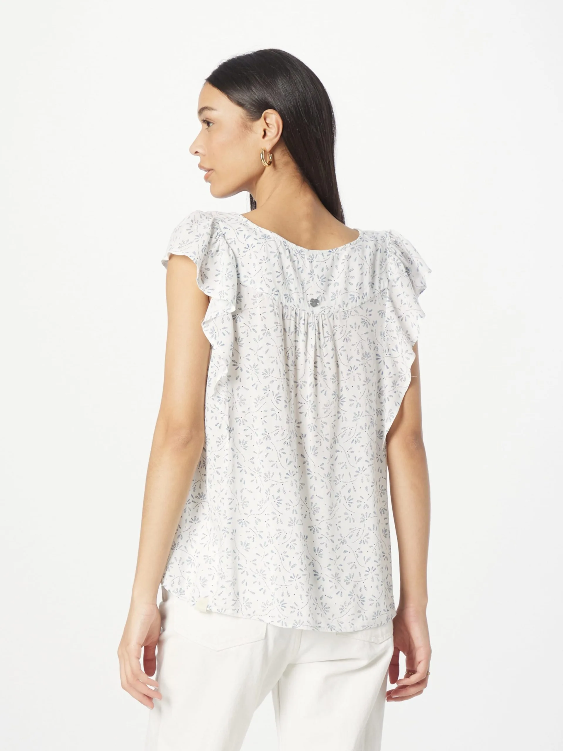 Ragwear Blouse Tops Blouse ODDILE Dames Wit 4 Ragwear Blouse Tops Blouse ODDILE Dames Wit - Afbeelding 4