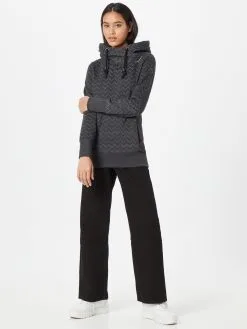 Ragwear Hoodies Sweatshirt GRIPY Dames Zwart -Ragwear Verkoopwinkel 49a1b2ad710d5fa45990be8e5e906e04