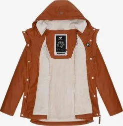 Ragwear Winterjassen Winterjas Marge Dames Bruin -Ragwear Verkoopwinkel 4b65db17f82f6daae3c5324d14dc1393