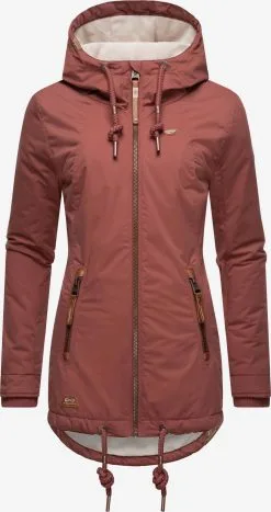 Ragwear Outdoor Jassen Functionele Jas Zuzka Dames Roestbruin -Ragwear Verkoopwinkel 4f02a9c1dde7cbce72e131e1ab203039