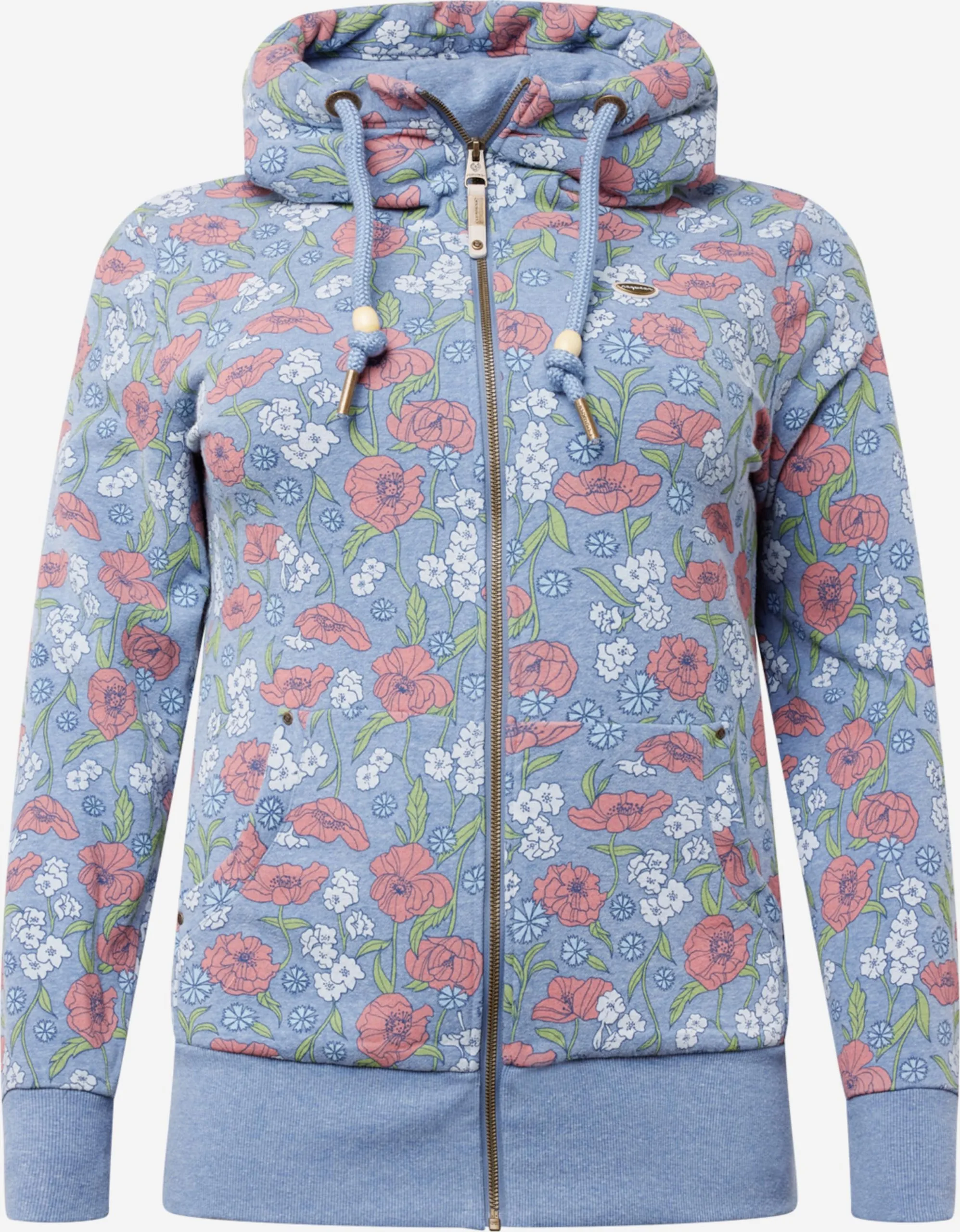 Sweatvesten Sweatvest Dames Blauw Gemêleerd 1 Sweatvesten Sweatvest Dames Blauw Gemêleerd