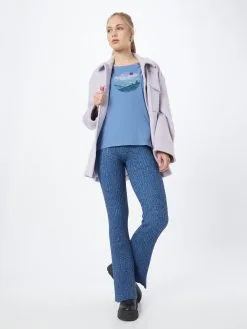 Ragwear T-shirts Shirt FLORAH Dames Blauw -Ragwear Verkoopwinkel 538471ec257d1539546573c61965dba0