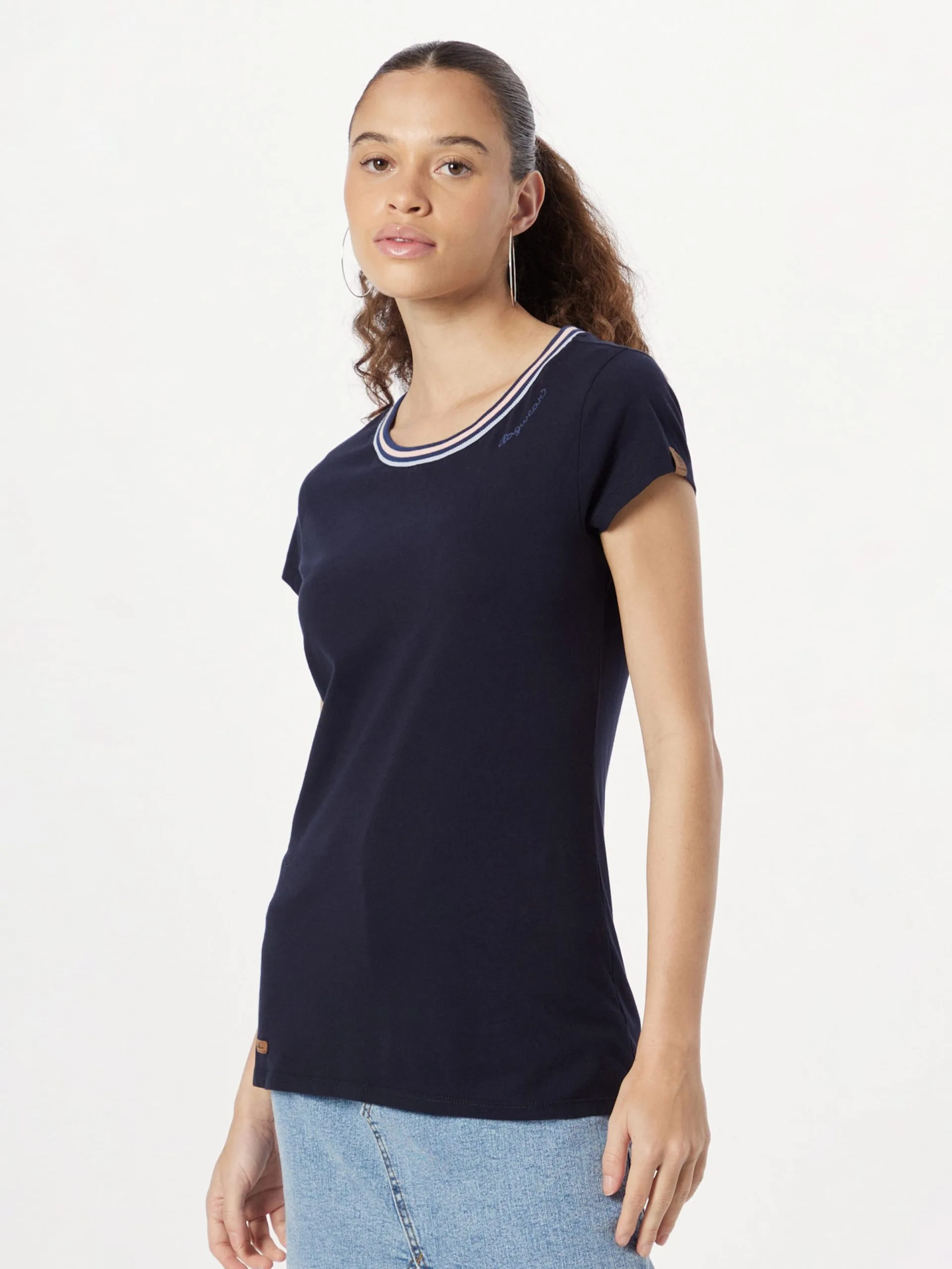Ragwear T-shirts Shirt BOHEAM Dames Navy 3 Ragwear T-shirts Shirt BOHEAM Dames Navy - Afbeelding 3