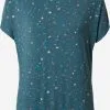 Ragwear T-shirts Shirt Dames Petrol / Jade Groen