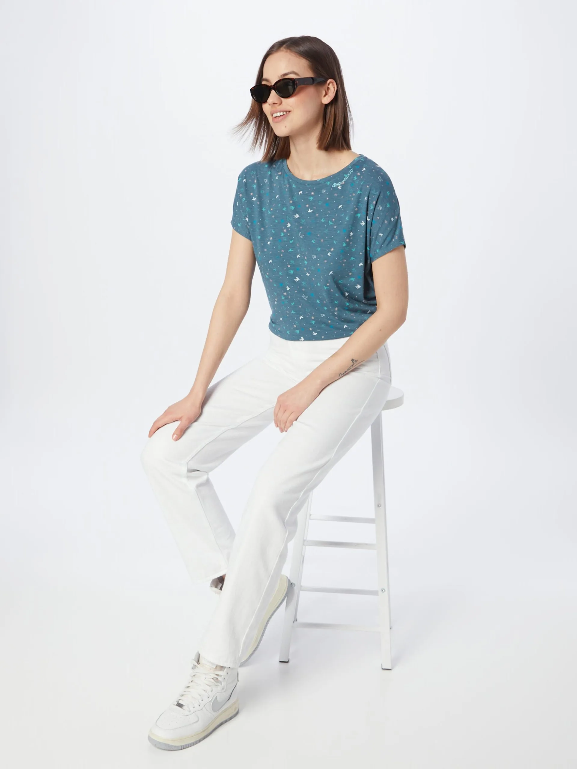 Ragwear T-shirts Shirt Dames Petrol / Jade Groen 5 Ragwear T-shirts Shirt Dames Petrol / Jade Groen - Afbeelding 5