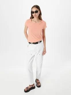 Ragwear T-shirts Shirt Dames Oranje / Zalm Roze -Ragwear Verkoopwinkel 5b936484f1ea8346851181138b3da71b