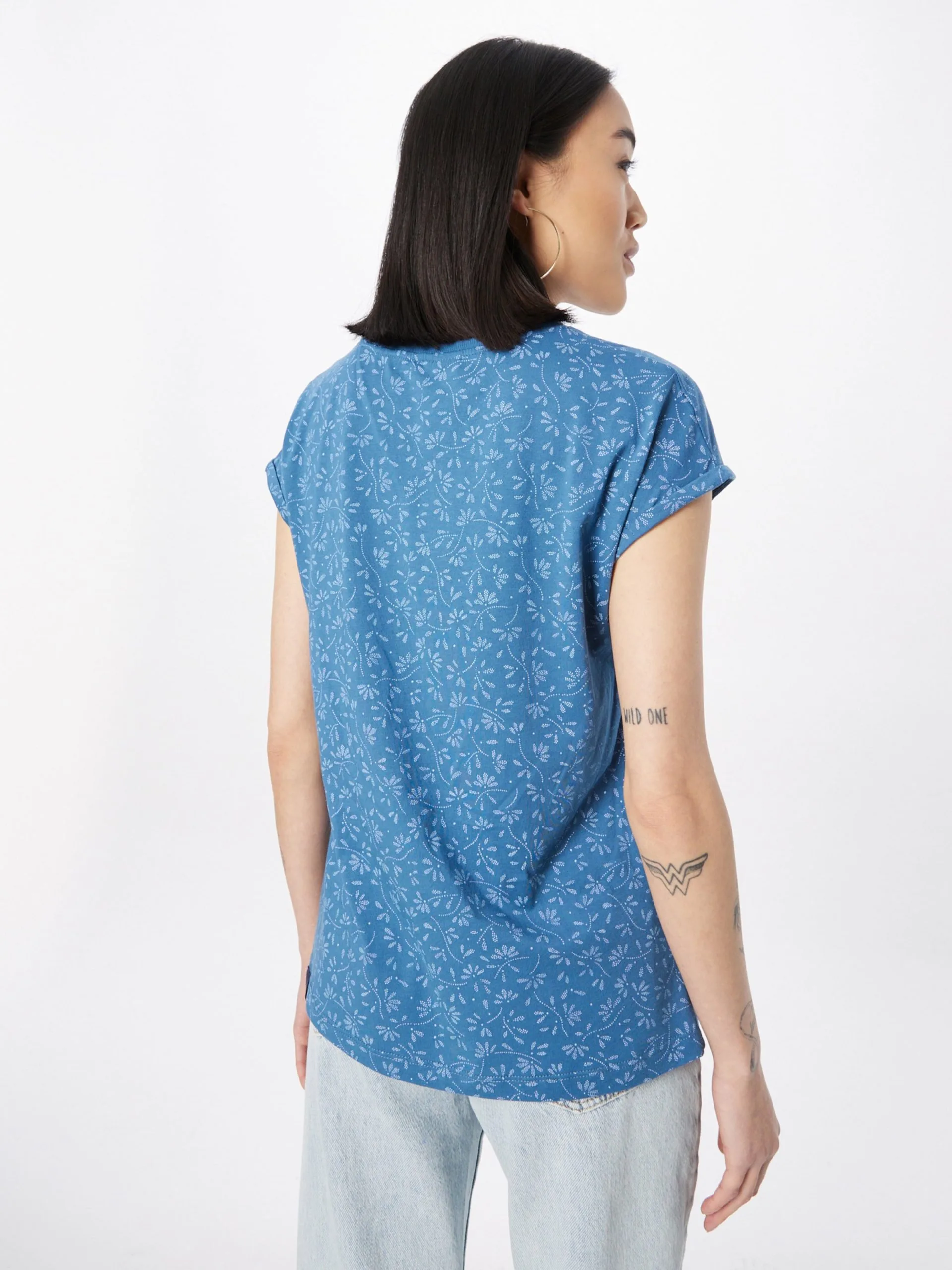 Ragwear T-shirts Shirt Diona Dames Indigo 4 Ragwear T-shirts Shirt Diona Dames Indigo - Afbeelding 4