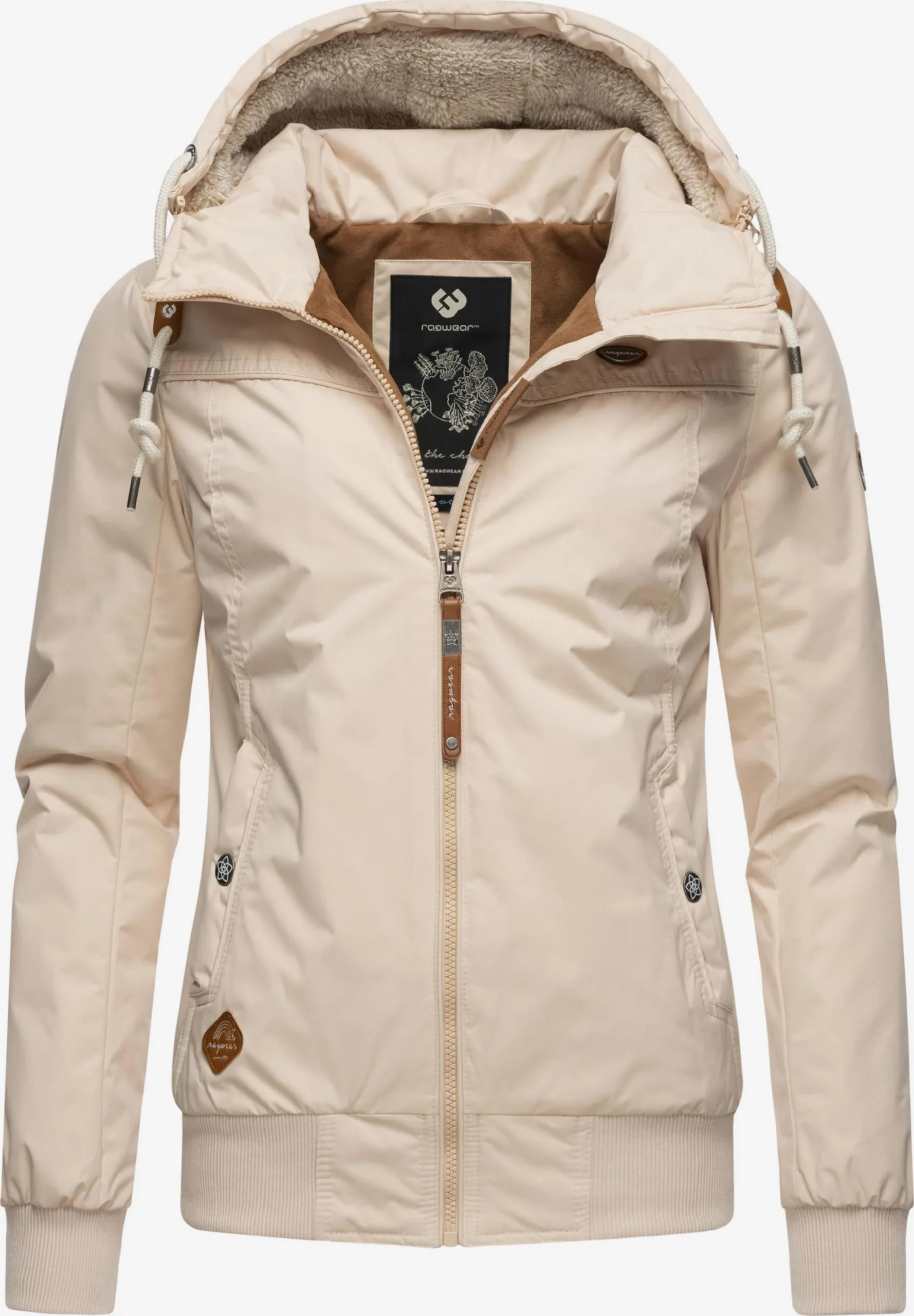Ragwear Outdoor Jassen Functionele Jas Jotty Dames Beige 2 Ragwear Outdoor Jassen Functionele Jas Jotty Dames Beige - Afbeelding 2