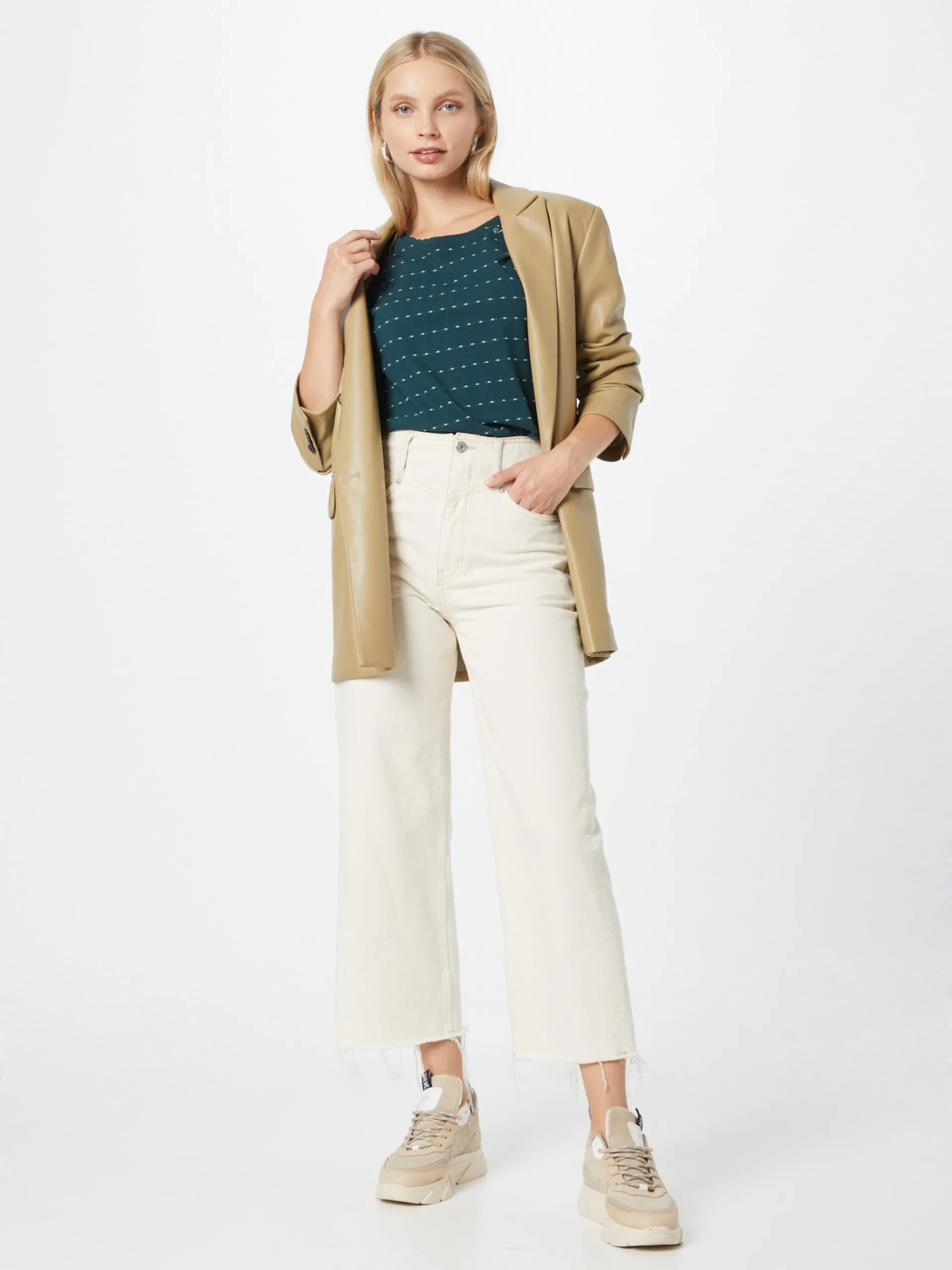 Ragwear T-shirts Shirt Celeb Dames Donkergroen 5 Ragwear T-shirts Shirt Celeb Dames Donkergroen - Afbeelding 5