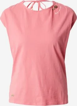Ragwear T-shirts Shirt GREETA Dames Zalm Roze