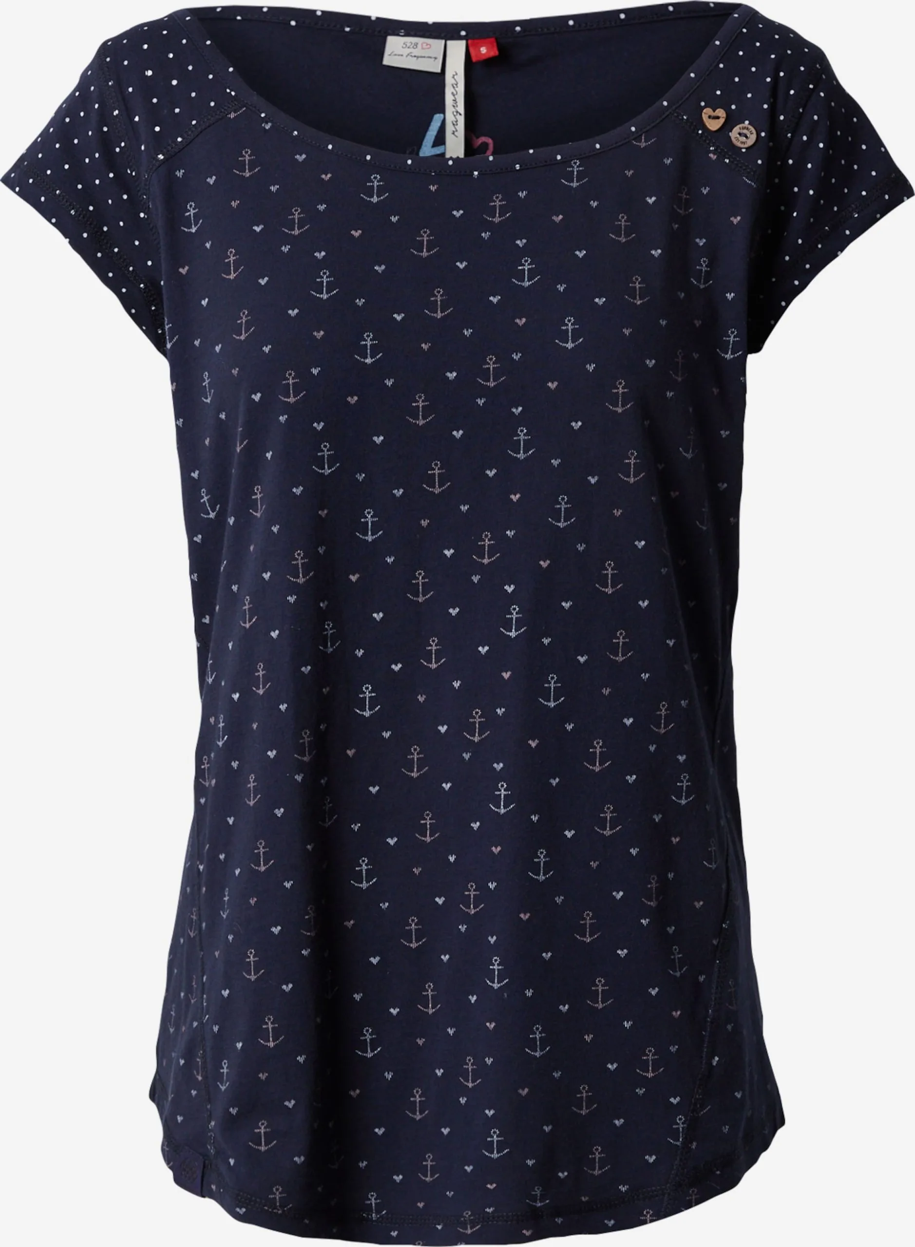 Ragwear T-shirts Shirt ROSANNE Dames Navy / Lichtblauw 1 Ragwear T-shirts Shirt ROSANNE Dames Navy / Lichtblauw