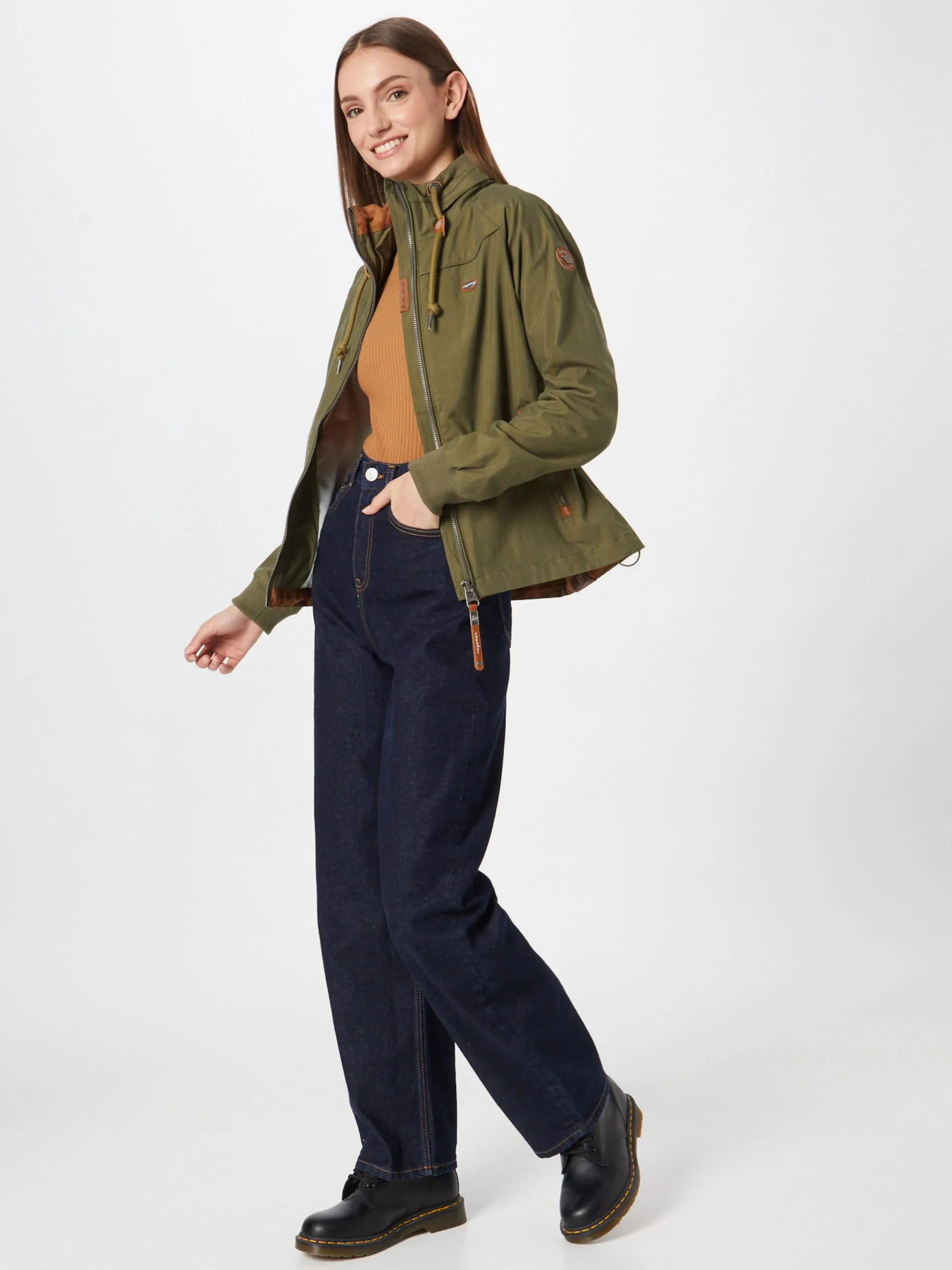 Ragwear Tussenjassen Tussenjas APOLI Dames Olijfgroen 5 Ragwear Tussenjassen Tussenjas APOLI Dames Olijfgroen - Afbeelding 5