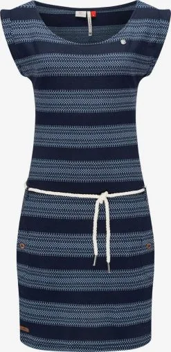 Ragwear Zomerjurken Zomerjurk Dames Smoky Blue / Ultramarine Blauw
