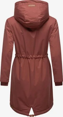 Ragwear Parkas Winterparka Crescend Dames Roestbruin -Ragwear Verkoopwinkel 63c6a01e938f47e8812231074d35193c