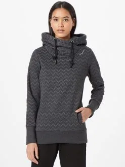 Ragwear Hoodies Sweatshirt GRIPY Dames Zwart -Ragwear Verkoopwinkel 657a72046813e094c6d3b01df9137df3