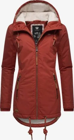 Ragwear Outdoor Jassen Functionele Jas Zuzka Dames Roestrood