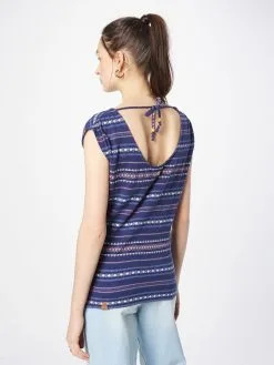 Ragwear T-shirts Shirt GREETA Dames Indigo / Lichtblauw -Ragwear Verkoopwinkel 66e9470c6c32a042a1dc04bc00a4976c