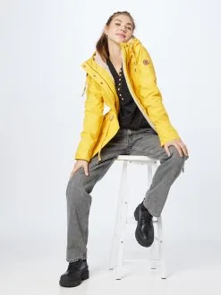 Ragwear Parkas Tussenparka MONADIS Dames Geel -Ragwear Verkoopwinkel 6975b2cd9ce52fee33778a3f375d8862