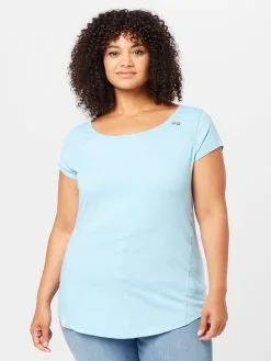 T-shirts Shirt ROSANNE Dames Lichtblauw -Ragwear Verkoopwinkel 69a025c7bdb860ae897f5c85edb13560