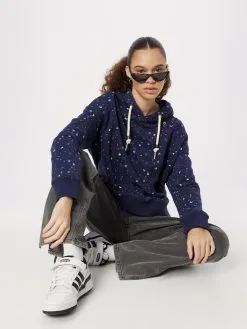 Ragwear Hoodies Sweatshirt RUFLE BIRDS Dames Navy -Ragwear Verkoopwinkel 69b022c4696c439cd63b68c08719df69