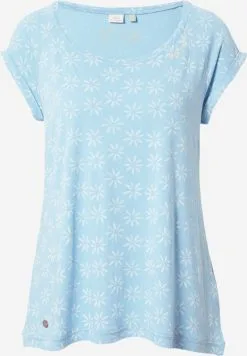 Ragwear T-shirts Shirt ZILDA Dames Lichtblauw