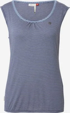 Ragwear Mouwloze Shirts Top EIREEN Dames Indigo