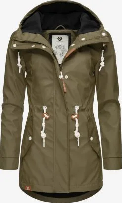 Ragwear Outdoor Jassen Functionele Jas Monadis Dames Olijfgroen