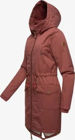 Ragwear Parkas Winterparka Crescend Dames Roestbruin -Ragwear Verkoopwinkel 70692e7b737178ce71ea1c613a086a8a