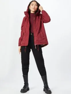 Ragwear Tussenjassen Tussenjas Dames Wijnrood -Ragwear Verkoopwinkel 72521a97360f645e26bbc56d8f04bca0