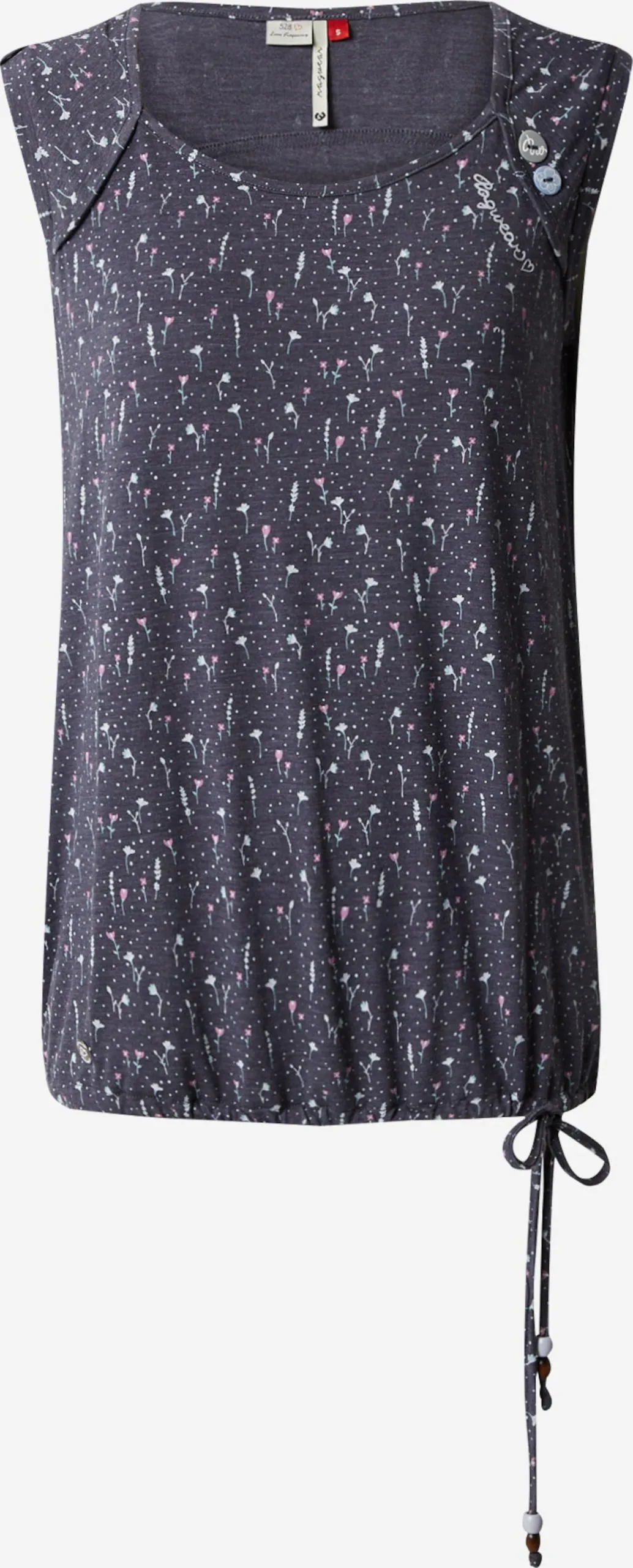 Ragwear Mouwloze Shirts Top MIKKE Dames Navy 1 Ragwear Mouwloze Shirts Top MIKKE Dames Navy