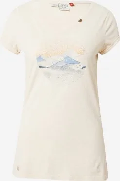Ragwear T-shirts Shirt MINT Dames Beige