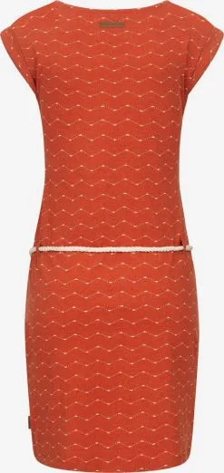 Ragwear Zomerjurken Zomerjurk Tag Zig Zag Dames Roestrood -Ragwear Verkoopwinkel 75547181eeaafe8ce77736881e58fb99