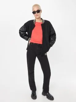 Ragwear T-shirts Shirt PECORI Dames Rood Gemêleerd -Ragwear Verkoopwinkel 7742e64ca8edb2ba8d5bf6f5d0931105