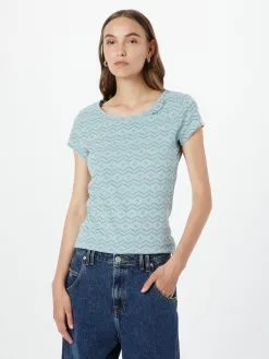 Ragwear T-shirts Shirt MINTT Dames Blauw -Ragwear Verkoopwinkel 782df8c3e8e4ca1a184c7bdd0a156005