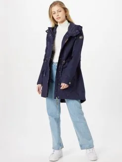 Ragwear Parkas Tussenparka Canny Dames Navy -Ragwear Verkoopwinkel 78ca382022f8195d25b5f537b7d58957