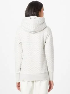 Ragwear Hoodies Sweatshirt GRIPY Dames Wit Gemêleerd -Ragwear Verkoopwinkel 7e425930d95049e25c248e8f47203d44
