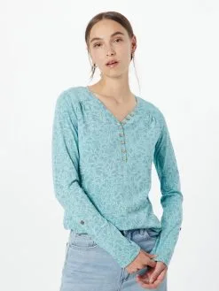 Ragwear Longsleeves Shirt PINCHI Dames Blauw -Ragwear Verkoopwinkel 7e774c988a638804cc7e87bd008f5e09