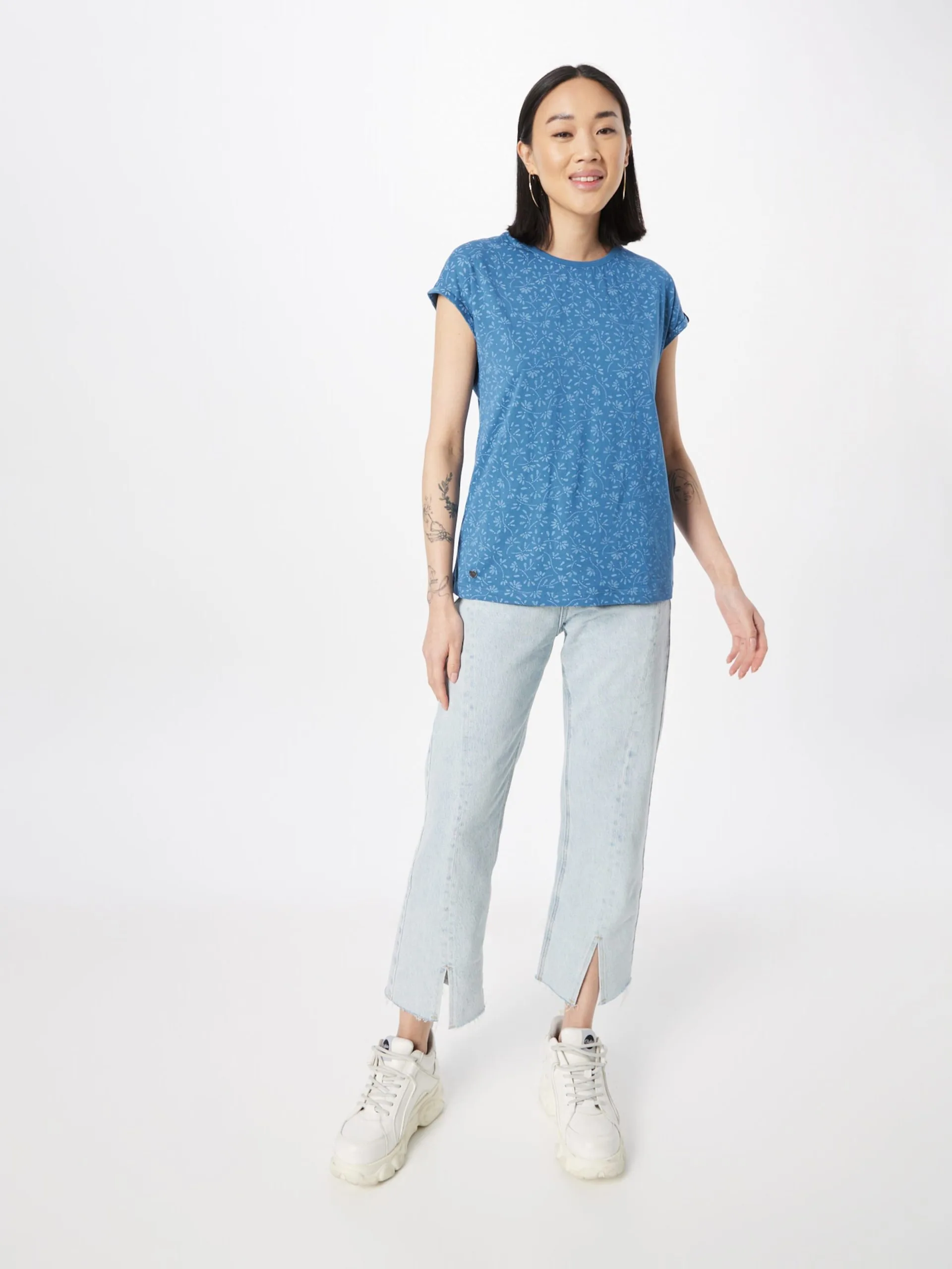 Ragwear T-shirts Shirt Diona Dames Indigo 5 Ragwear T-shirts Shirt Diona Dames Indigo - Afbeelding 5