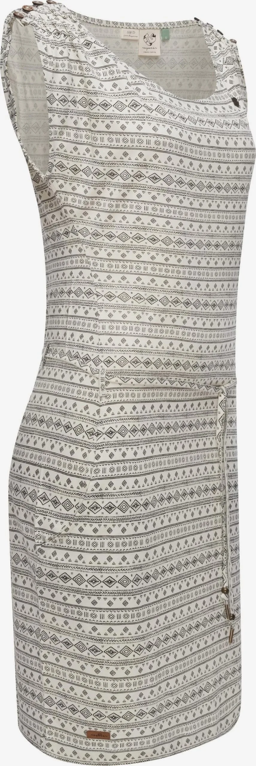 Ragwear Zomerjurken Zomerjurk Chego Dames Wolwit 2 Ragwear Zomerjurken Zomerjurk Chego Dames Wolwit - Afbeelding 2