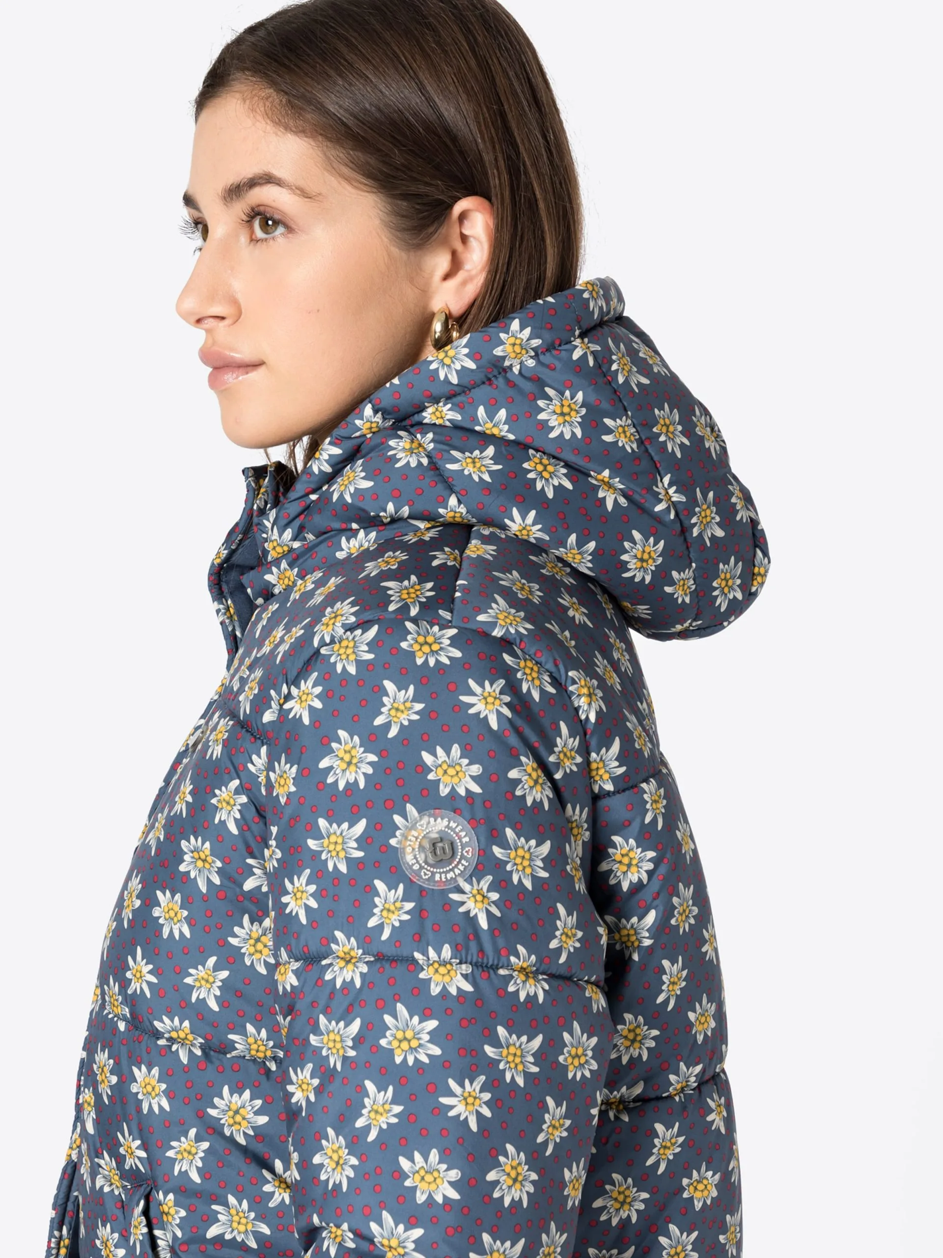 Ragwear Tussenjassen Tussenjas RELIVE REMAKE Dames Duifblauw 2 Ragwear Tussenjassen Tussenjas RELIVE REMAKE Dames Duifblauw - Afbeelding 2