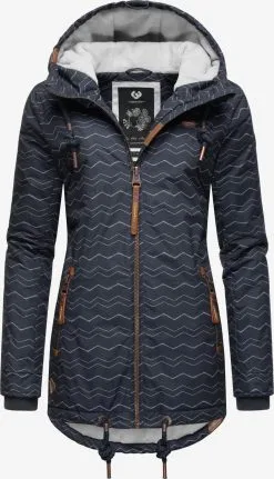 Ragwear Outdoor Jassen Functionele Jas Zuzka Dames Nachtblauw
