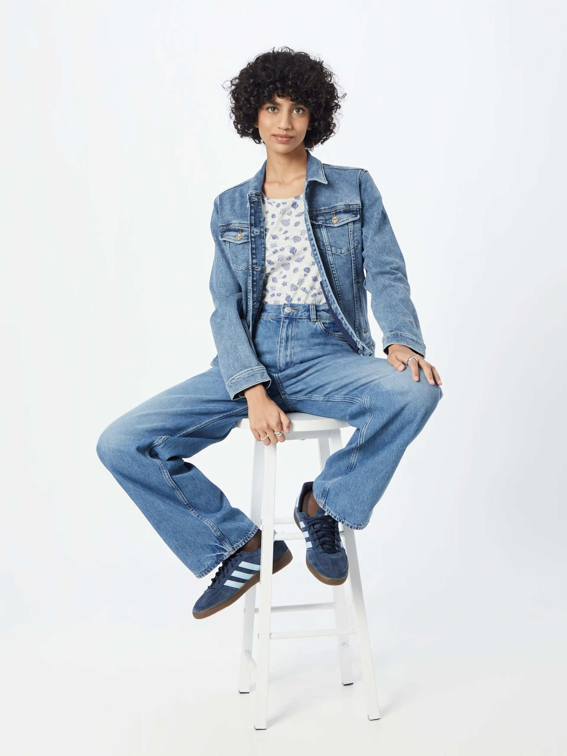 Ragwear T-shirts Shirt FLORAH Dames Wit Gemêleerd 5 Ragwear T-shirts Shirt FLORAH Dames Wit Gemêleerd - Afbeelding 5