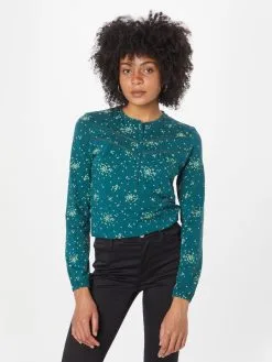 Ragwear Longsleeves Shirt CHAMBERY Dames Petrol / Pastelgroen -Ragwear Verkoopwinkel 83b043bfcf556d1442e485db2eb1fd72