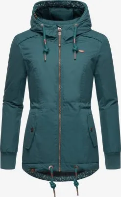 Ragwear Outdoor Jassen Functionele Jas Danka Dames Smaragd -Ragwear Verkoopwinkel 8452062c5c7583bf25f3b786787e509c