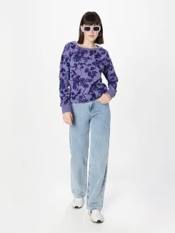 Ragwear Sweatshirts Sweatshirt NEREA Dames Nachtblauw / Blauw Gemêleerd -Ragwear Verkoopwinkel 84830bfae918306e2ad91b548e272339